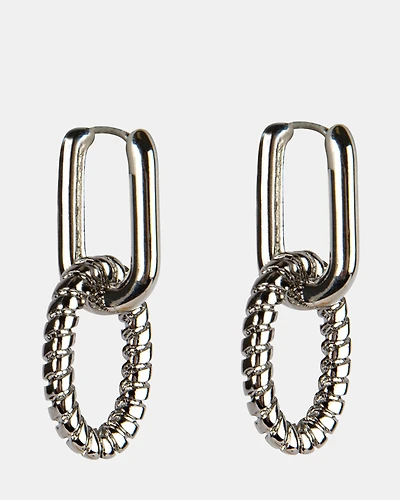 LINK EARRING SILVER