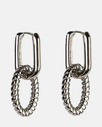 LINK EARRING SILVER
