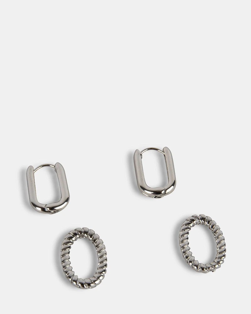 LINK EARRING SILVER