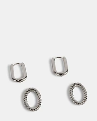 LINK EARRING SILVER