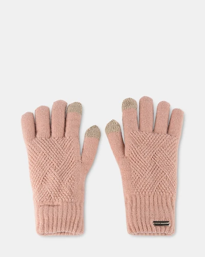 TOUCHSCREEN GLOVES BLUSH