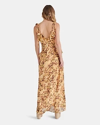 ADALINA DRESS FLORAL NATURAL MULTI