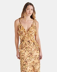 ADALINA DRESS FLORAL NATURAL MULTI