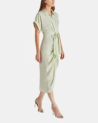 TORI DRESS LIGHT GREEN