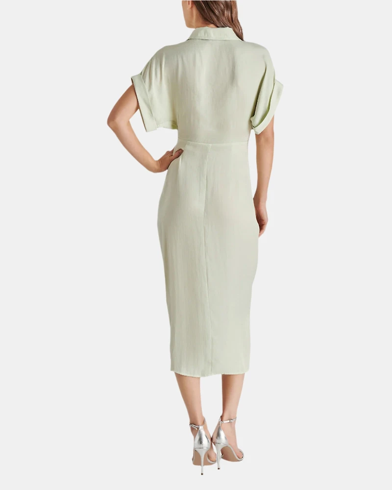 TORI DRESS LIGHT GREEN