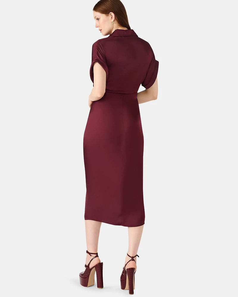 TORI DRESS WINE