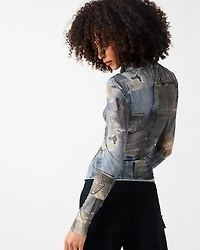 FIONA TOP DENIM