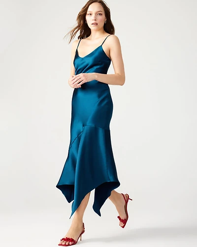 LUCILLE DRESS TEAL