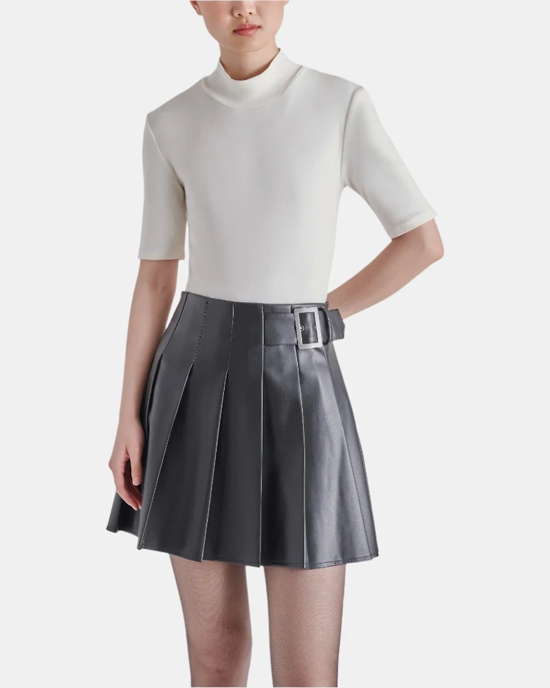 MOCK NECK BODYSUIT IVORY