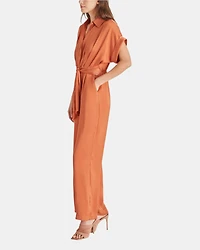 TORI JUMPSUIT BROWN MULTI