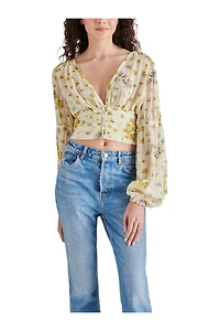 LEILANI TOP IVORY MULTI