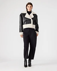 ATHEN JACKET BLACK/NATURAL