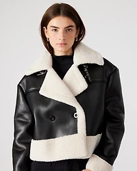 ATHEN JACKET BLACK/NATURAL