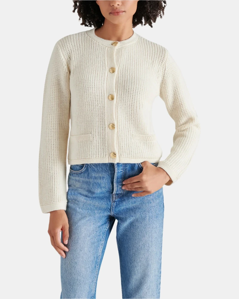 FANTINO SWEATER JACKET WHITE
