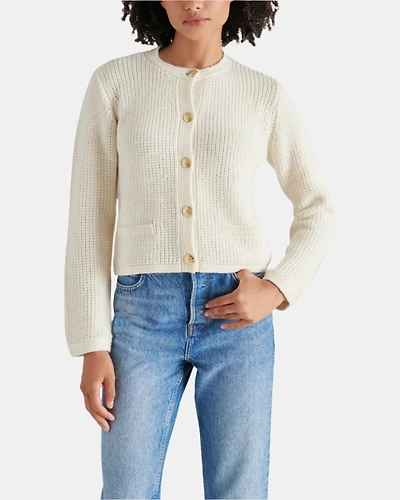 FANTINO SWEATER JACKET WHITE