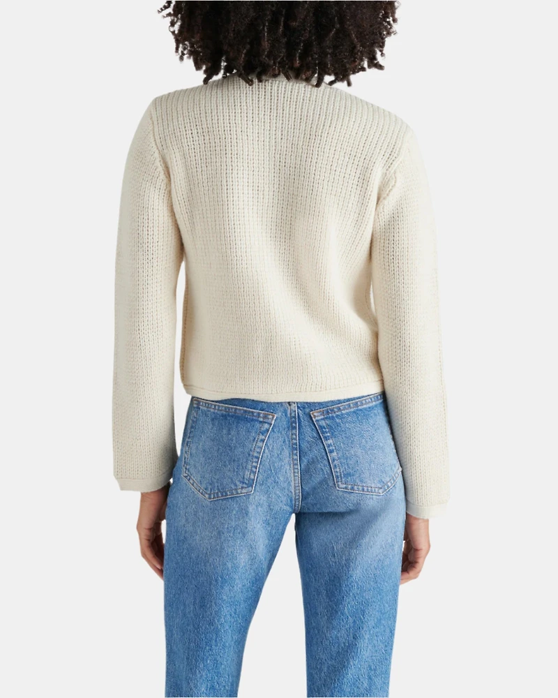 FANTINO SWEATER JACKET WHITE