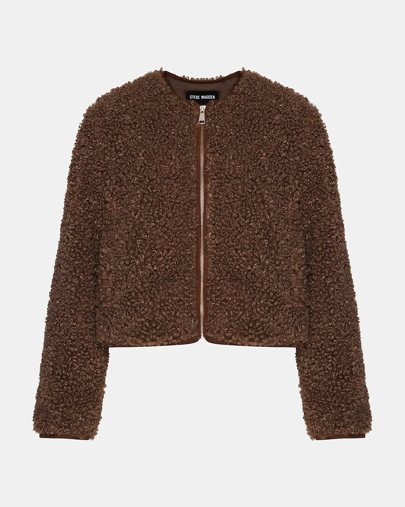 TEDDY JACKET COCOA