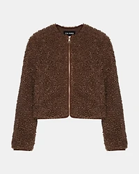 TEDDY JACKET COCOA