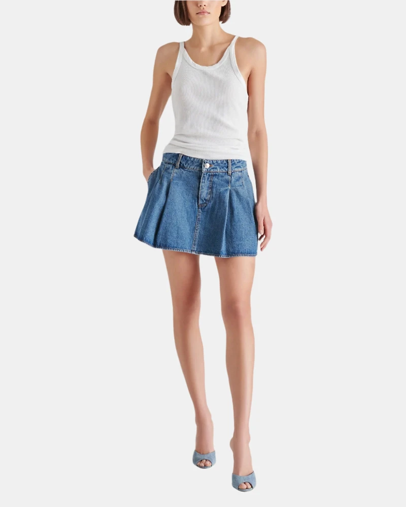 MARLOWE SKORT BLUE DENIM