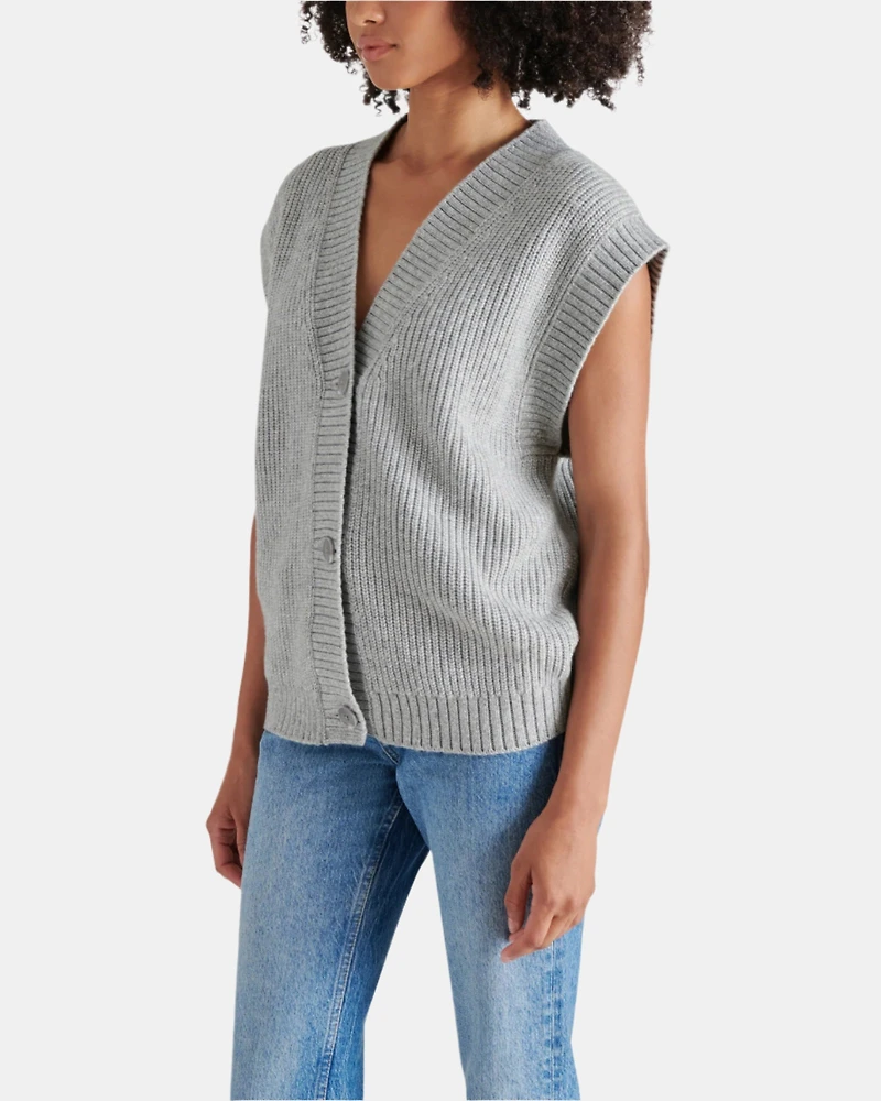 GIORGIA SWEATER VEST GREY