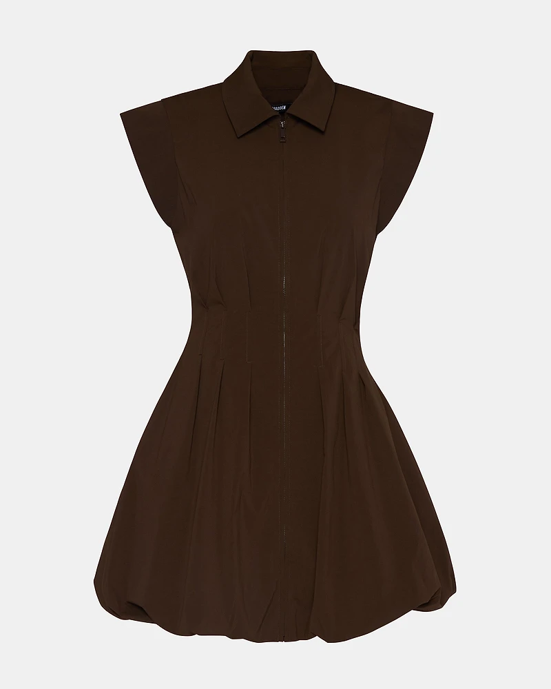DYANNE DRESS BROWN