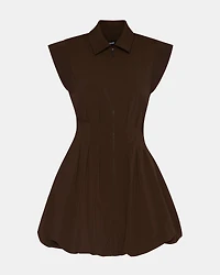 DYANNE DRESS BROWN