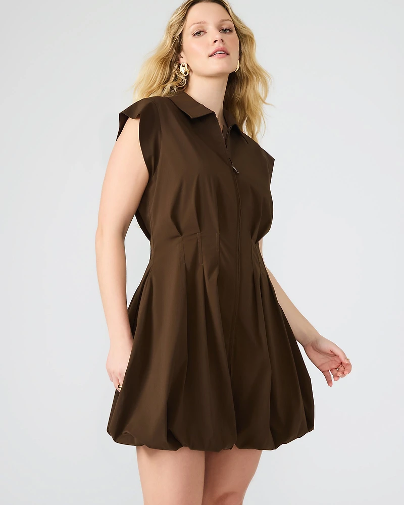 DYANNE DRESS BROWN