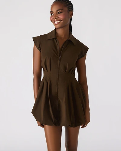 DYANNE DRESS BROWN