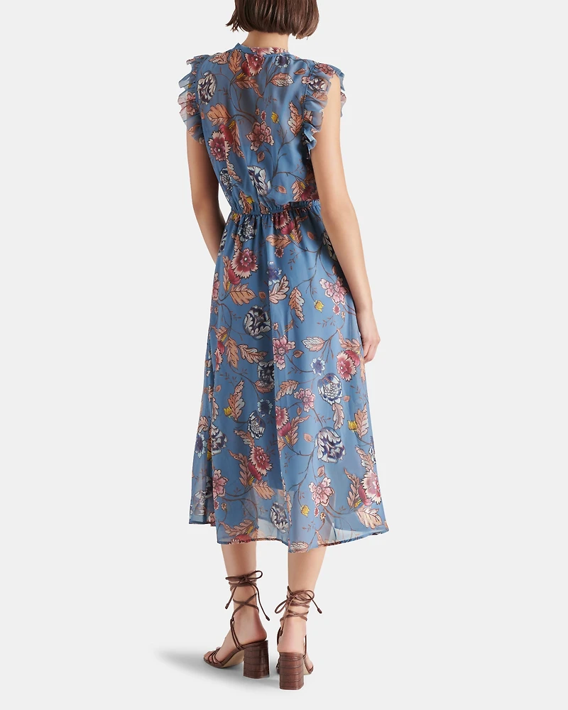 ALLEGRA DRESS BLUE MULTI