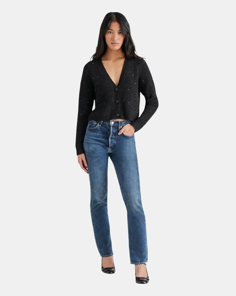 AERO CARDIGAN CHARCOAL