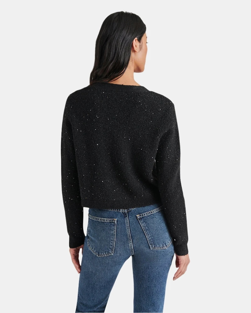 AERO CARDIGAN CHARCOAL