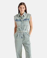 OLYNNE JUMPSUIT DENIM