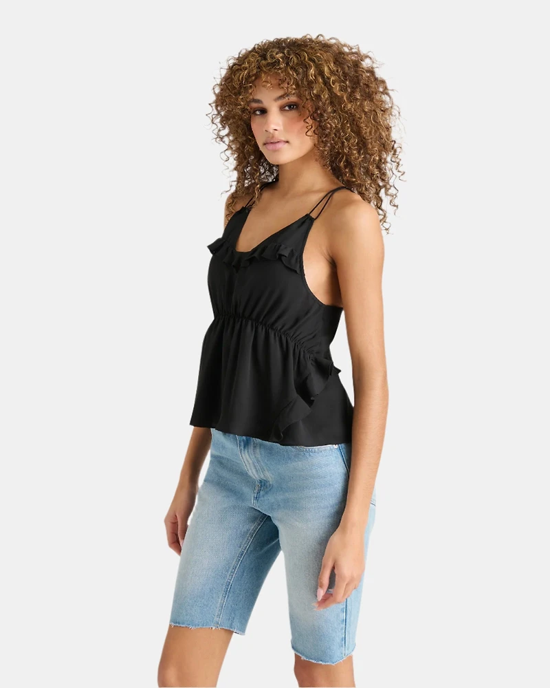 MINA TOP BLACK