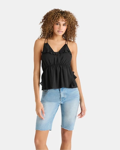 MINA TOP BLACK