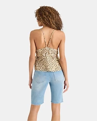 MINA TOP LEOPARD TAN MULTI