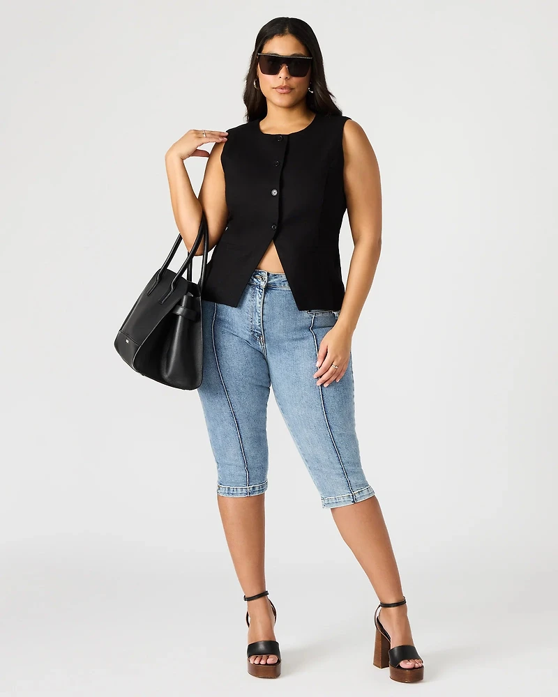 WESLEY TOP BLACK FABRIC
