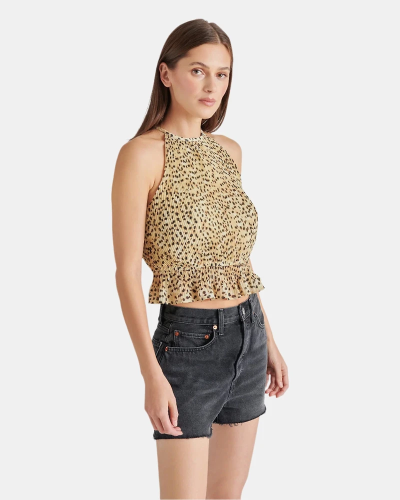 EMIL TOP LEOPARD TAN MULTI
