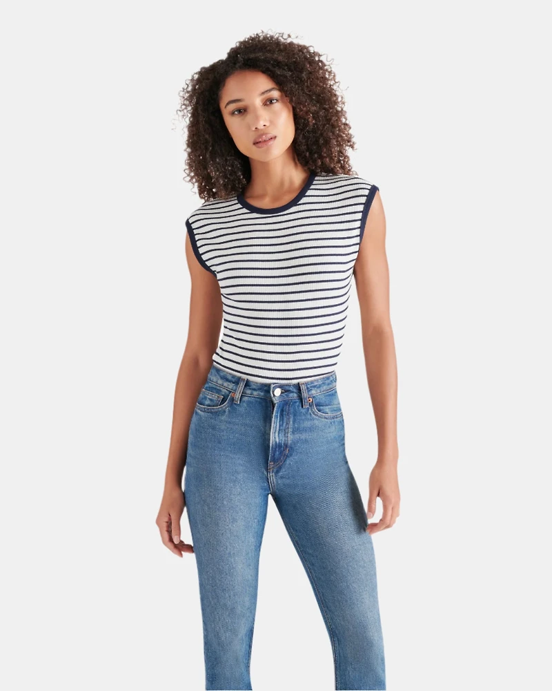 AUBREE BODYSUIT STRIPED BLUE