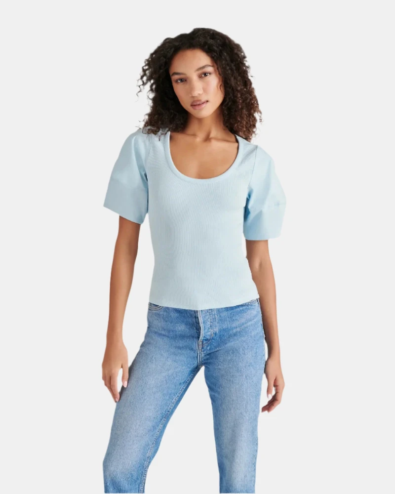 VALETTA TOP LIGHT BLUE