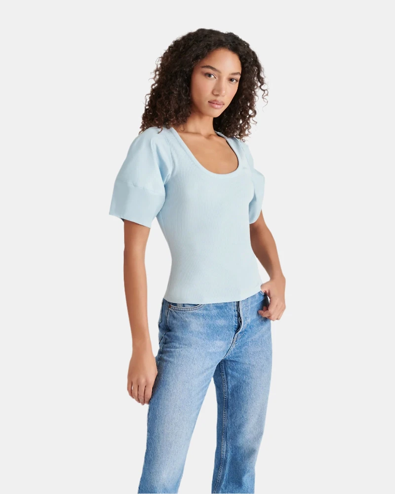 VALETTA TOP LIGHT BLUE