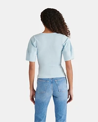 VALETTA TOP LIGHT BLUE