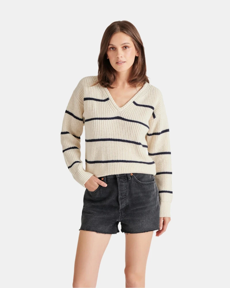 KAITLYN SWEATER IVORY MULTI