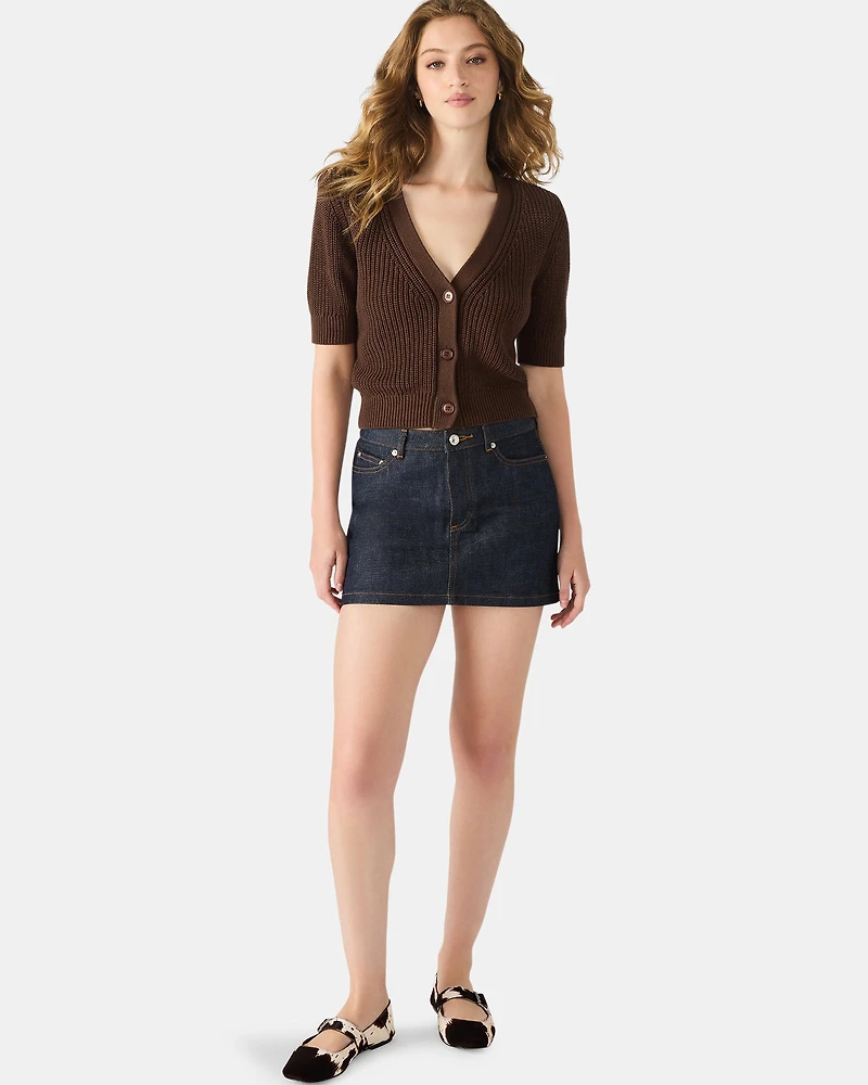 JANAE CARDIGAN BROWN