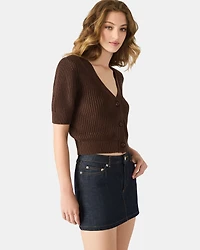 JANAE CARDIGAN BROWN