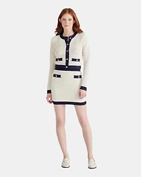 CASETTE CARDIGAN WHITE