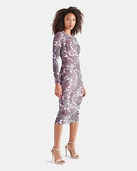 HAILEE DRESS BURGUNDY