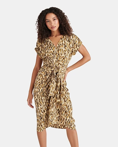 BRUNO DRESS CAMO GREEN MULTI