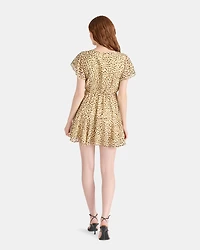KIRSTY DRESS CHEETAH TAN MULTI