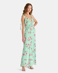 ADALINA DRESS MINT FLORAL GREEN