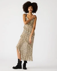 AIDA DRESS LEOPARD TAN MULTI